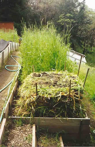 After the compost pile is finished, you can turn it to ensure more even decomposition